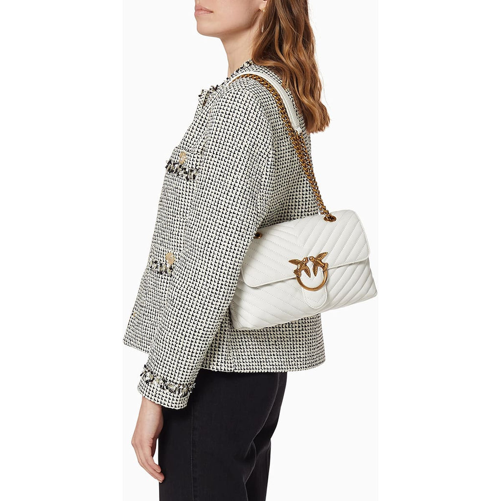 Pinko White Women Crossbody Bag 100043A0Gkz14Q