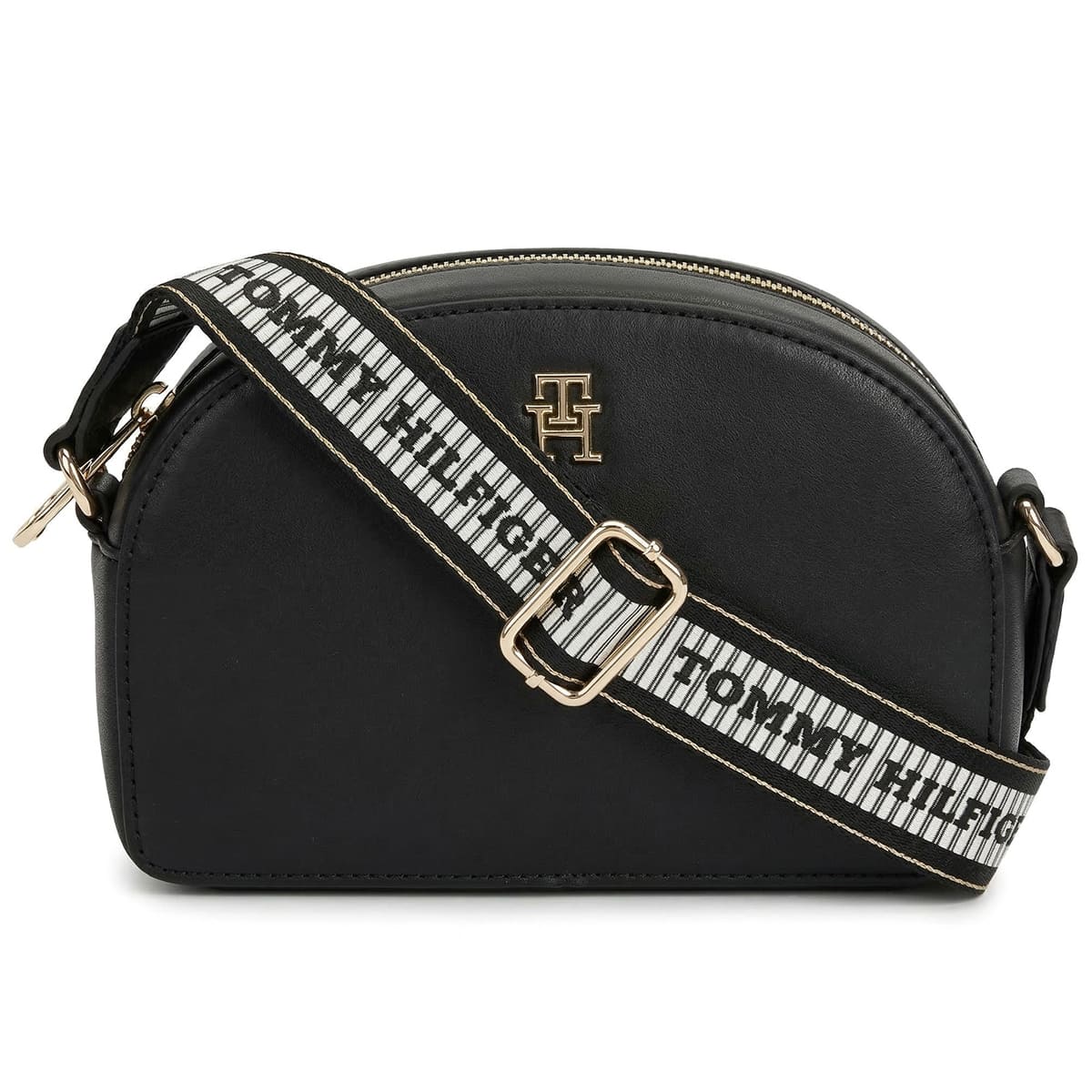 Tommy Hilfiger Black Women Cross Body Bag Aw0Aw16679