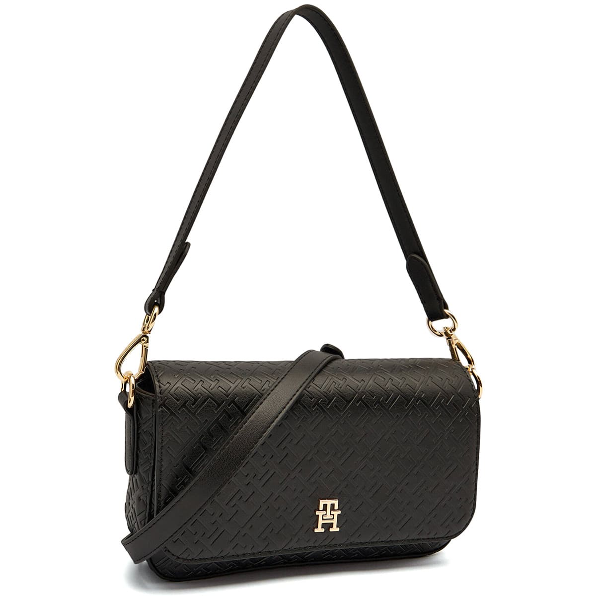 Tommy Hilfiger Black Women Crossbody Bag Aw0Aw18002