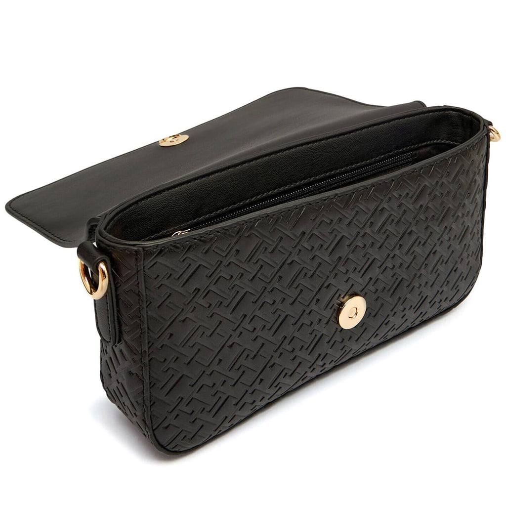 Tommy Hilfiger Black Women Crossbody Bag Aw0Aw18002