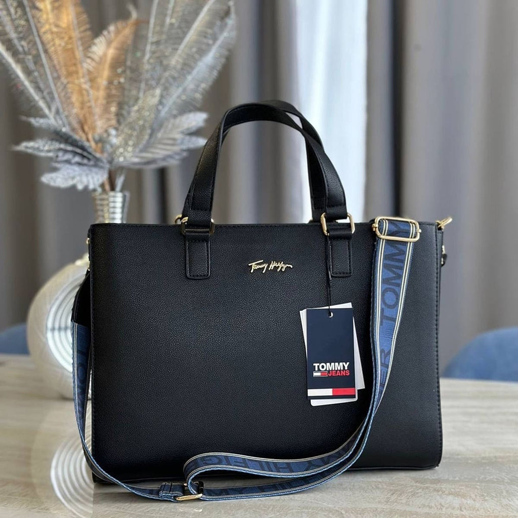 Tommy Hilfiger Black Women Handbag Aw0Aw11181