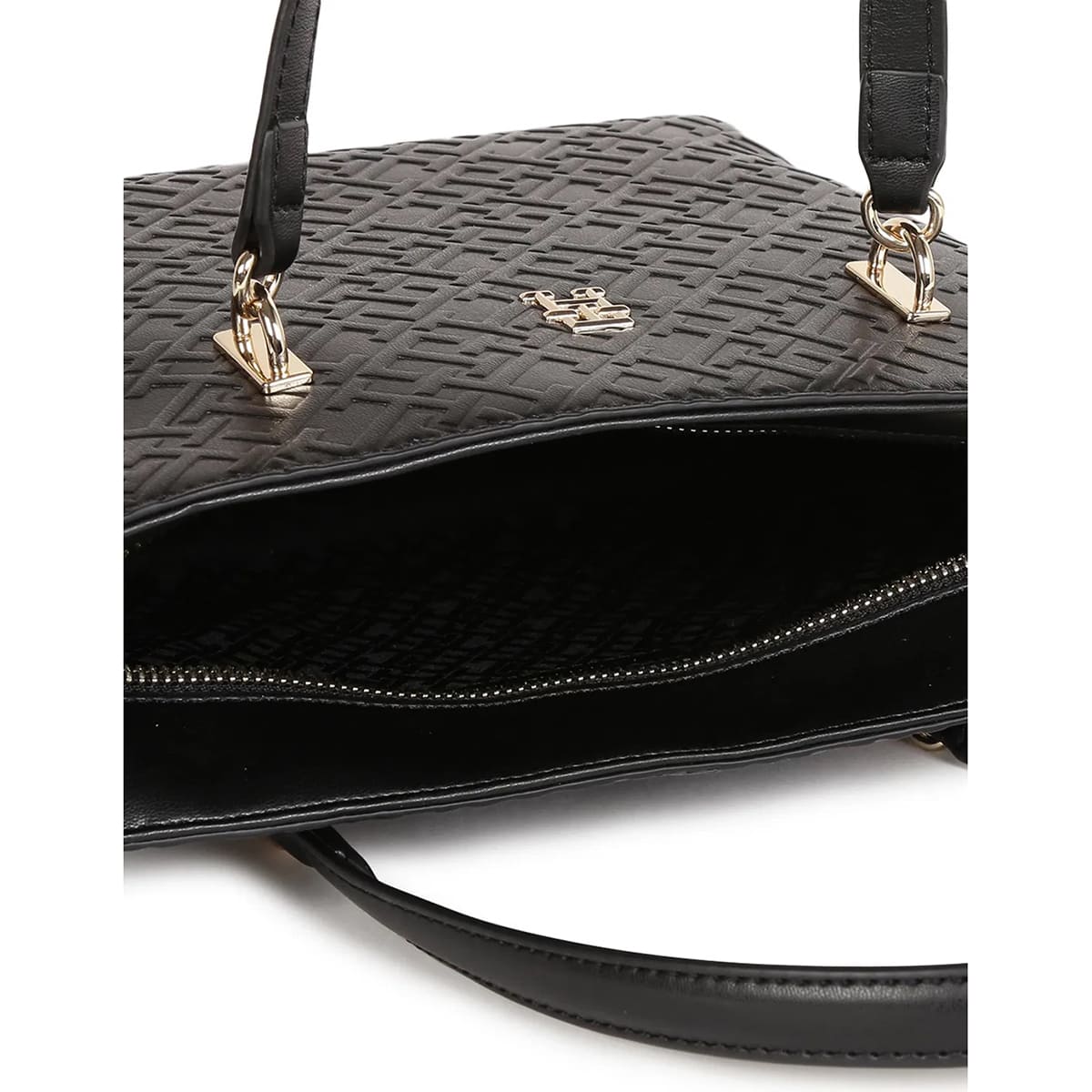 Tommy Hilfiger Black Women Handbags Aw0Aw16002