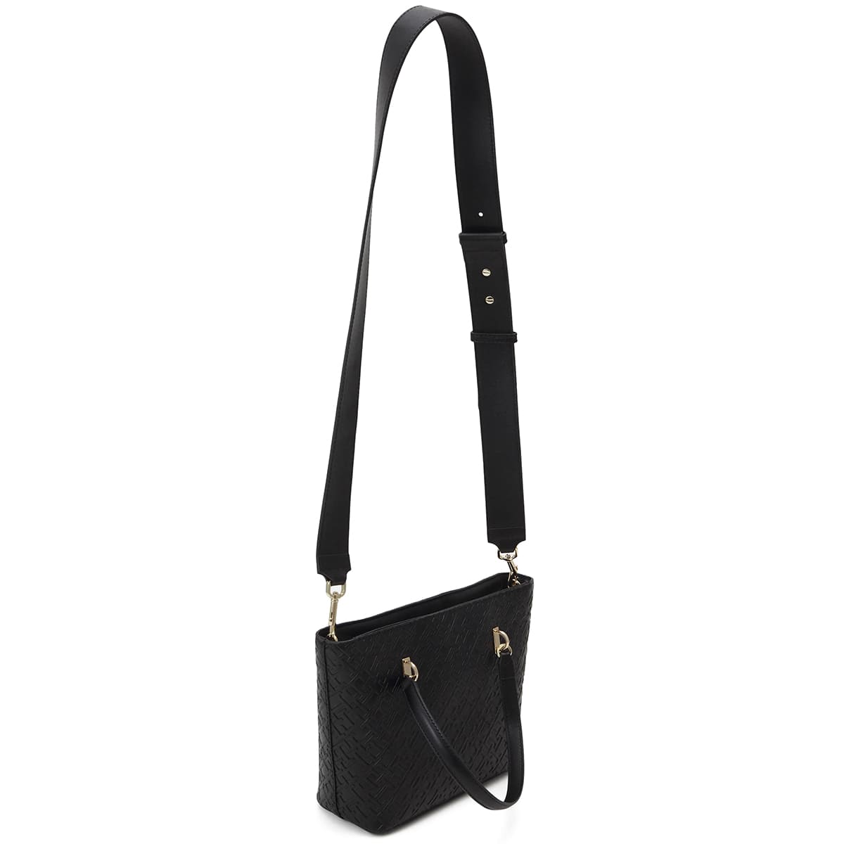 Tommy Hilfiger Black Women Handbags Aw0Aw16002