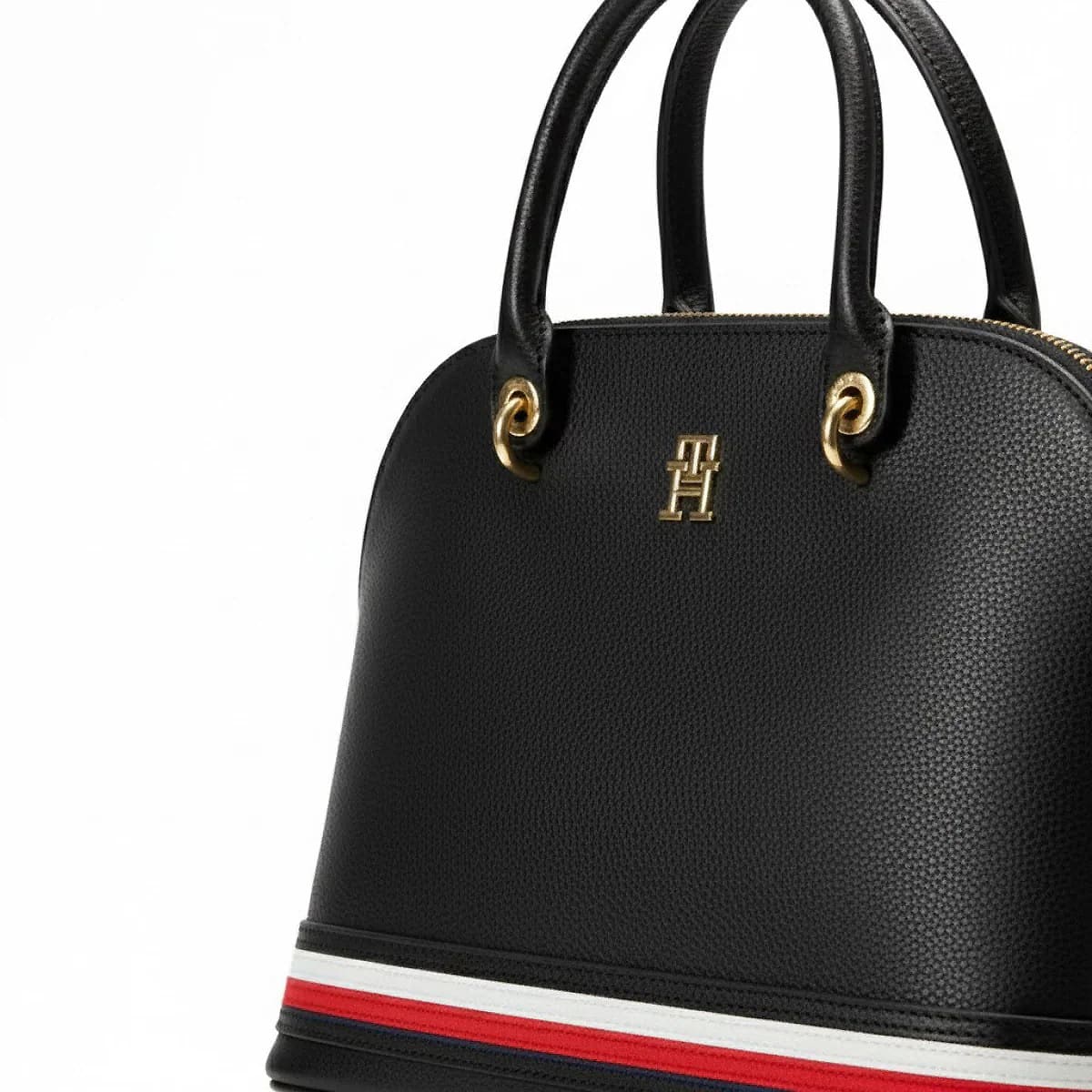 Tommy Hilfiger Black Women Shoulder Bag Aw0Aw10453