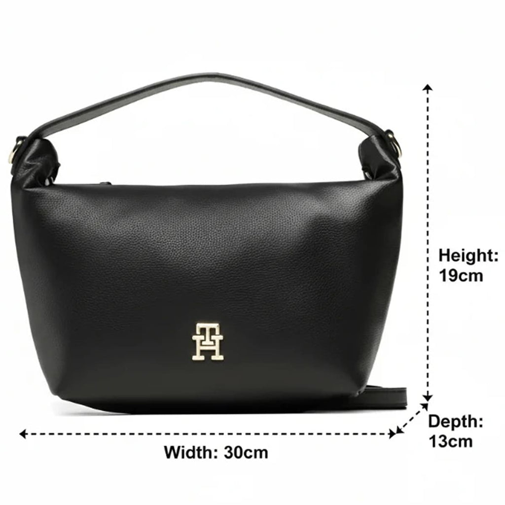 Tommy Hilfiger Black Women Shoulder Bag Aw0Aw14499