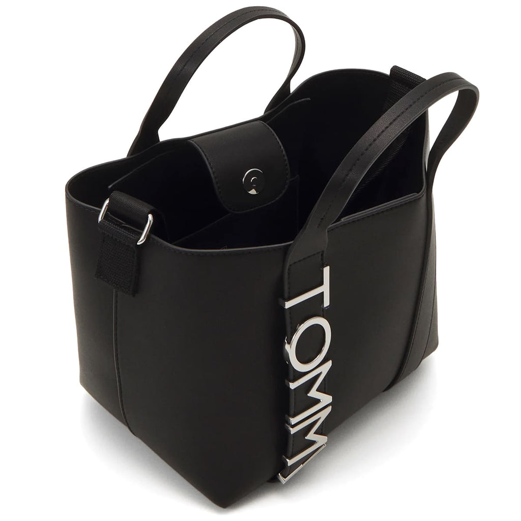 Tommy Hilfiger Black Women Shoulder Handbag Aw0Aw17049