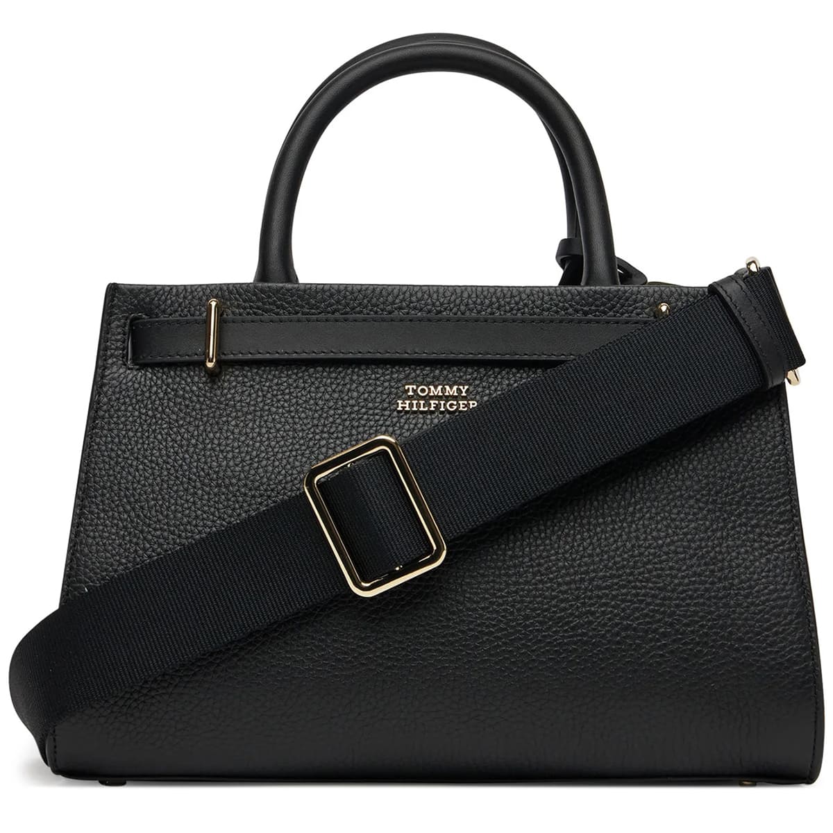 Tommy Hilfiger Black Women Shoulder Handbag Aw0Aw17926