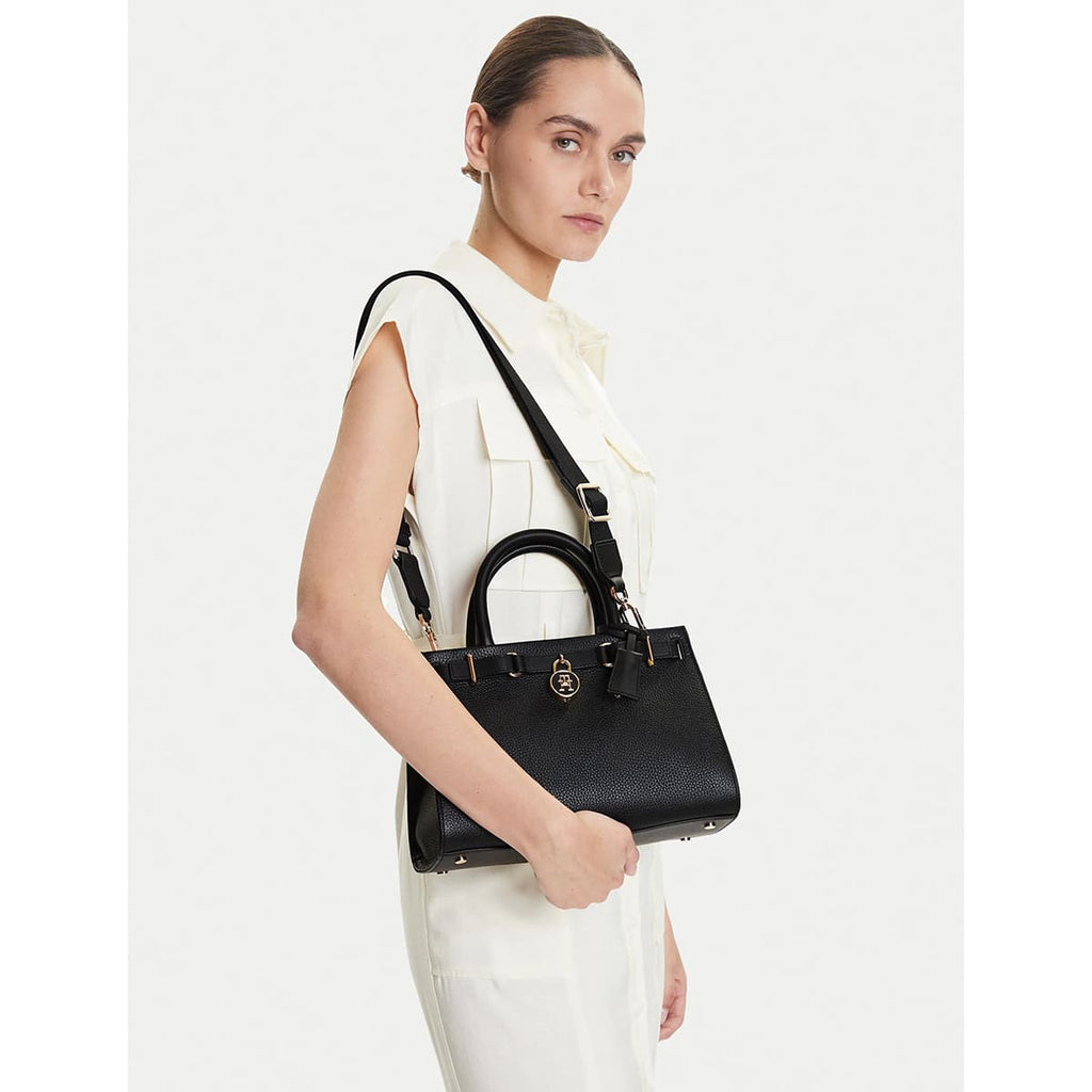 Tommy Hilfiger Black Women Shoulder Handbag Aw0Aw17926
