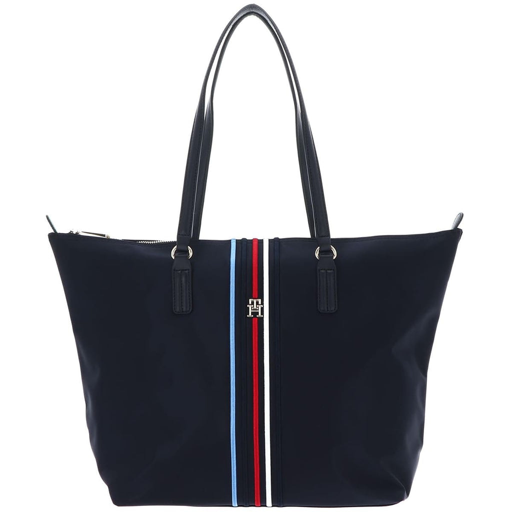 Tommy Hilfiger Navy Blue Women Tote Bag Handbags Aw0Aw15981Dw6 Blue