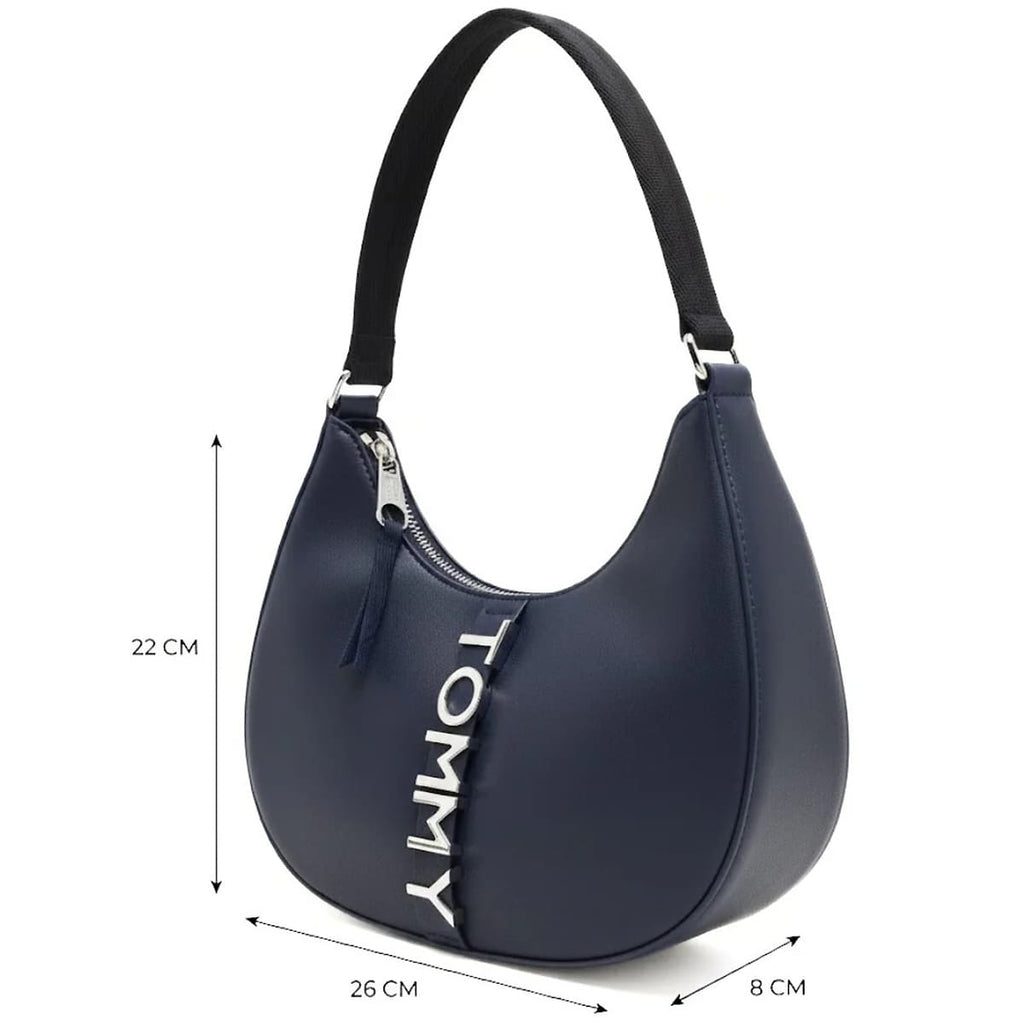 Tommy Hilfiger Navy Women Shoulder Bag Aw0Aw16510