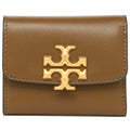 Tory Burch Tan Camel Leather Women’s Mini Wallet with Gold Logo